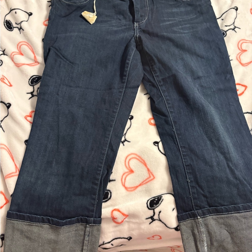 Mossimo Supply Co. Dark Blue crop Jeans